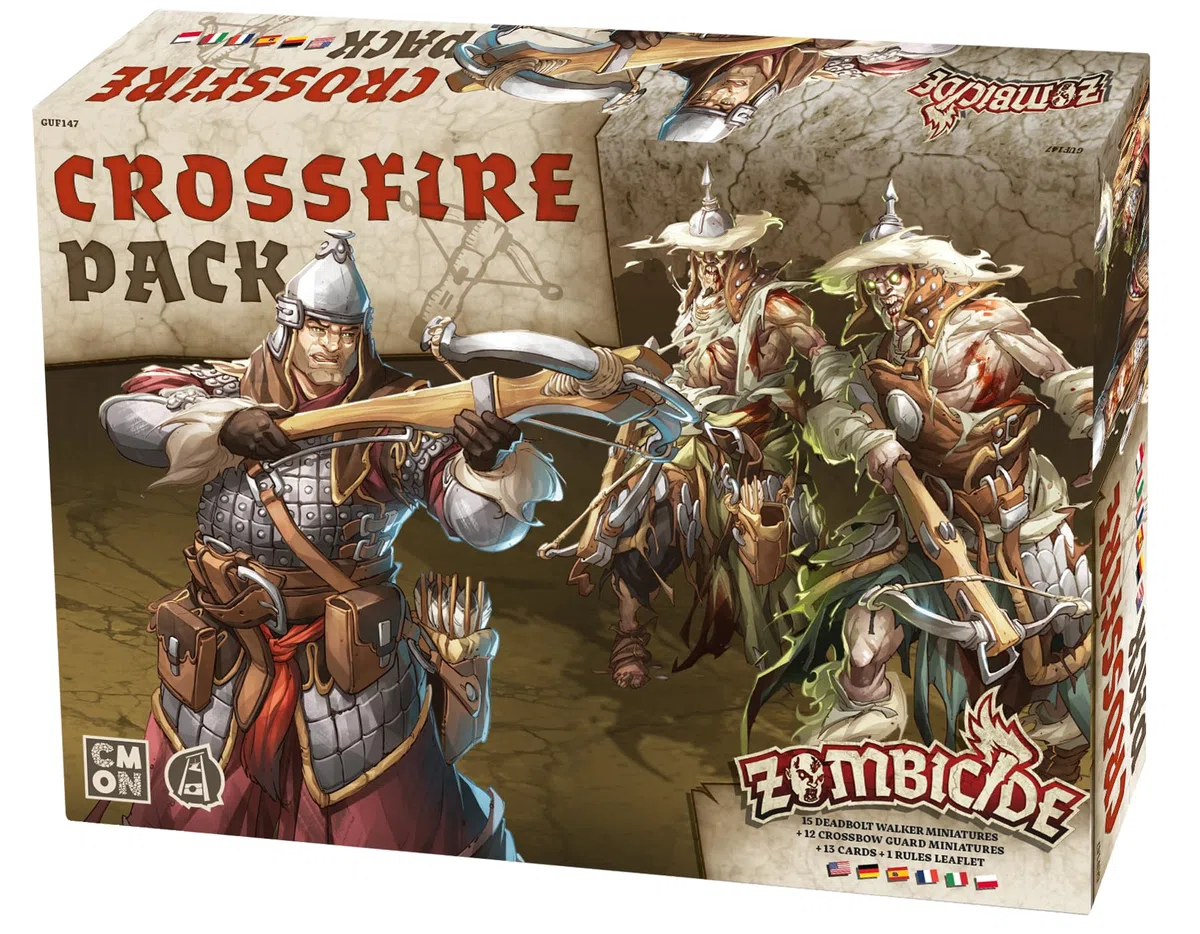 Asmodee Zombicide White Death, Crossfire Pack, Espansione Gioco da Tavolo, 14+ Anni, 1-6 Giocatori, Edizione in Italiano