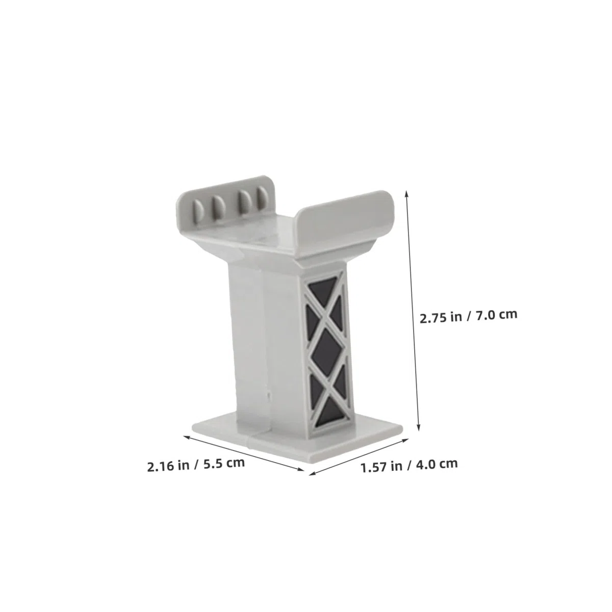 YARNOW 15 Pezzi Supporti per Ferroviari Multistrato in Plastica Blocchi di Sostegno Resistenti alle Intemperie Accessori Compatibili con Tutti i Principali Marchi per Modelli di Treni