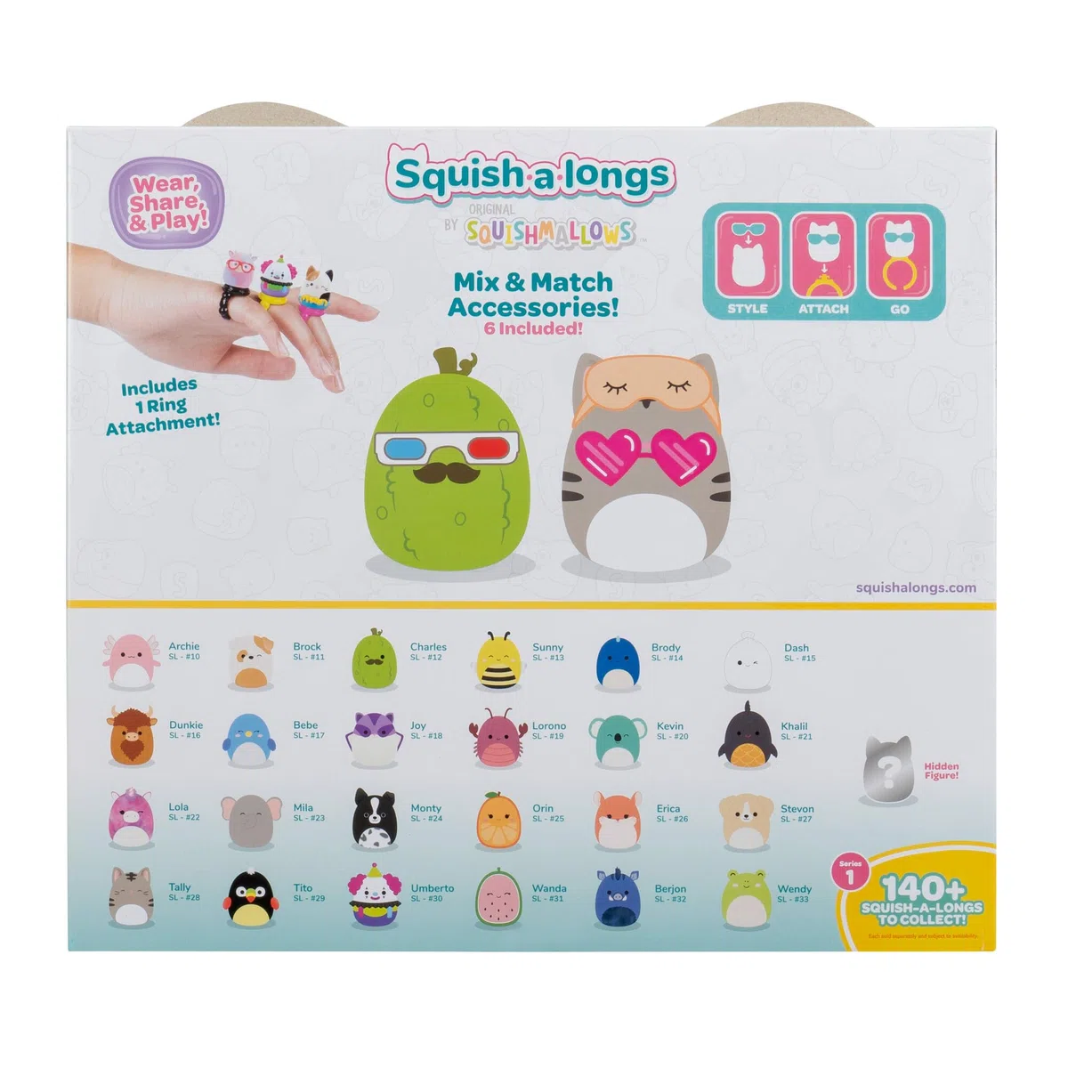 Squish-a-longs Squishmallows 25 Pak figure