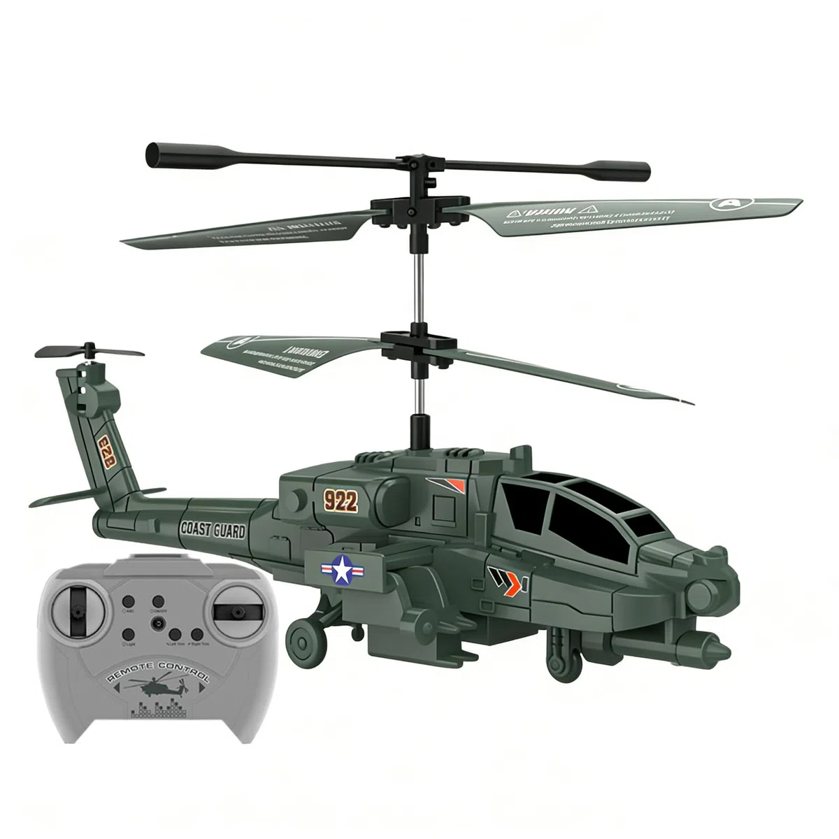 Generico Elicottero Telecomandato Per Adulti E Bambini, Volo Fluido, ABS, Giocattoli Per Aeroplani Telecomandati, Aereo RC Con A LED, Giocattolo Volante RC, Per Bambini Principianti 8+