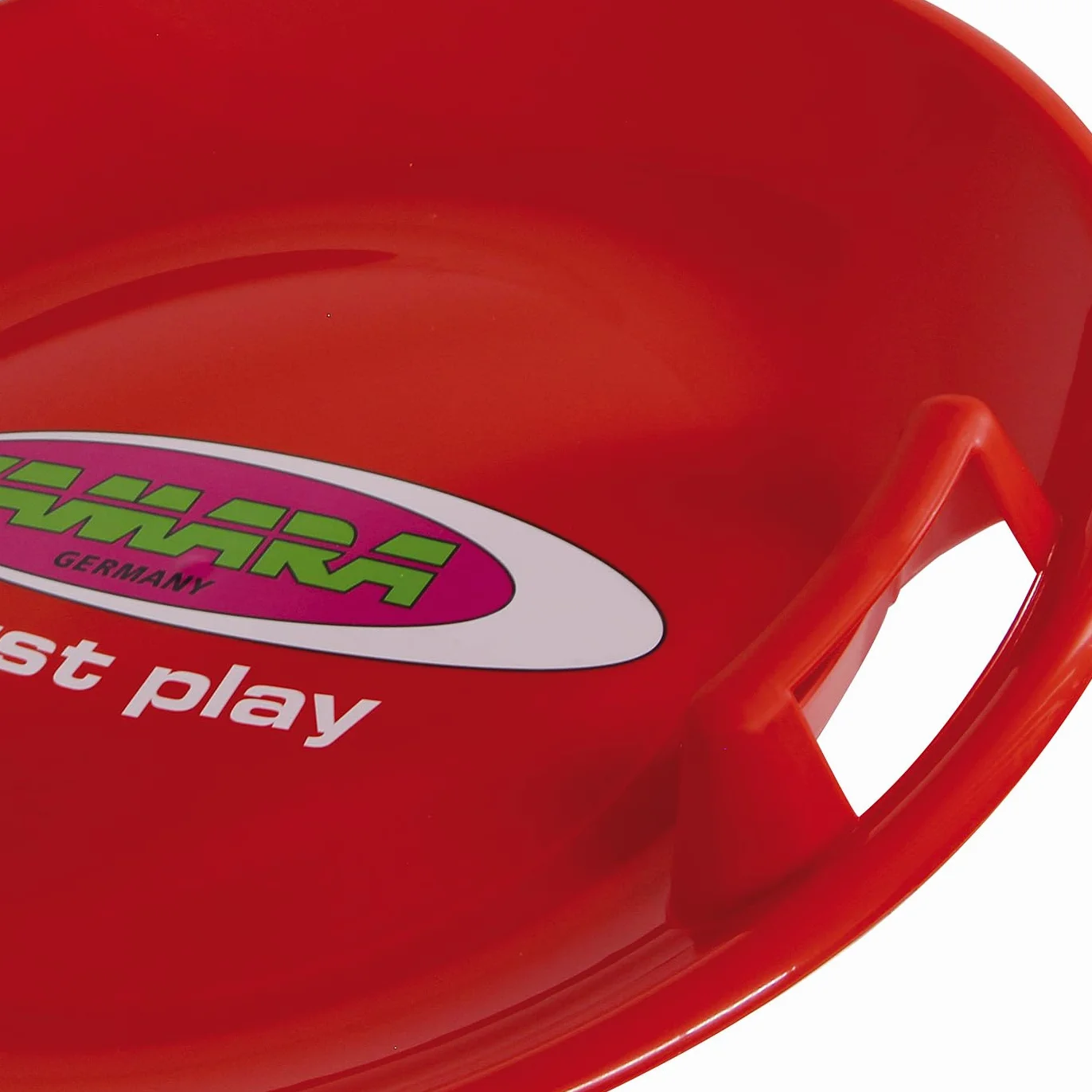 JAMARA - Piatto antiscivolo "Snow Play", 60 cm, manici su entrambi i lati, corpo in plastica resistente, peso leggero solo 555 g
