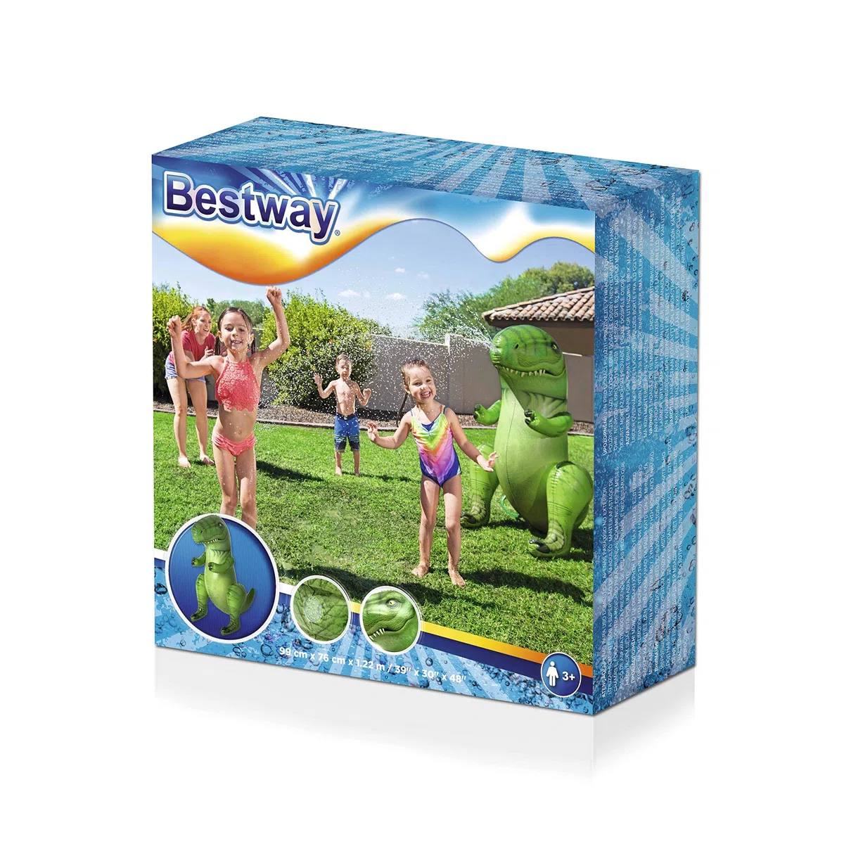 Bestway 52294 Gioco spruzza Acqua a Forma di Dinosauro, 3 Anni+