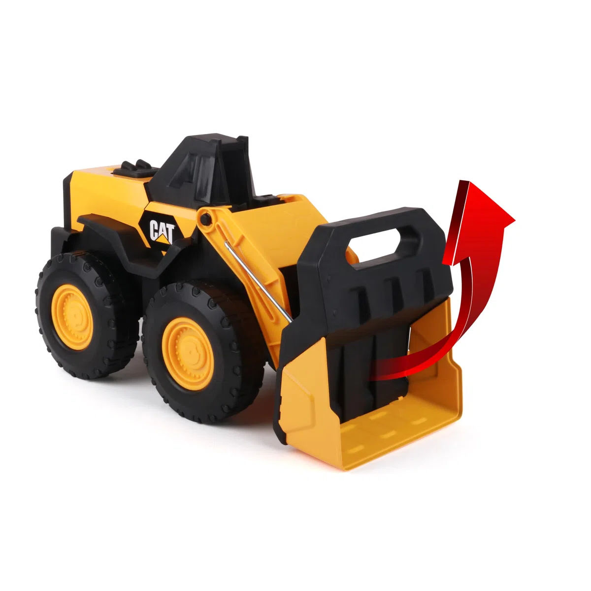 CAT TOYS Official 40,6 cm Grande giocattolo per pale gommate in acciaio | veicoli da cantiere per bambini | robusti e perfetti per ragazzi | regali e giocattoli all'aperto a partire dai 3 anni |