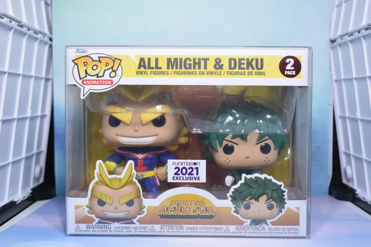 POP! Animation All Might & Deku Confezione da 2 My Hero Academia Esclusiva