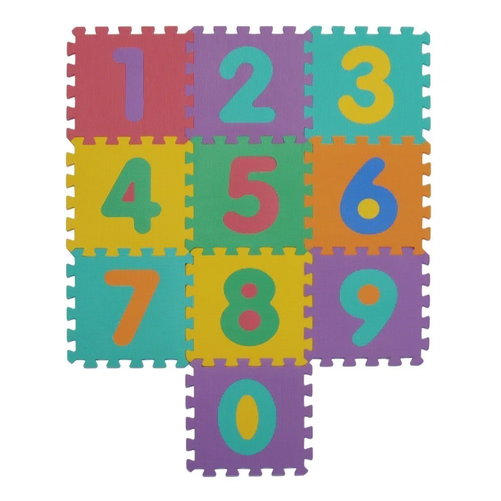 VeloVendo® - Tappeto Puzzle Bambini XXL - 46 pezzi con Certificato CE e testato TÜV in soffice Schiuma EVA | Tappeto Gioco Bambini | Tappetino Puzzle | Tappeto gioco neonato (Lettere+Numeri+Animali)
