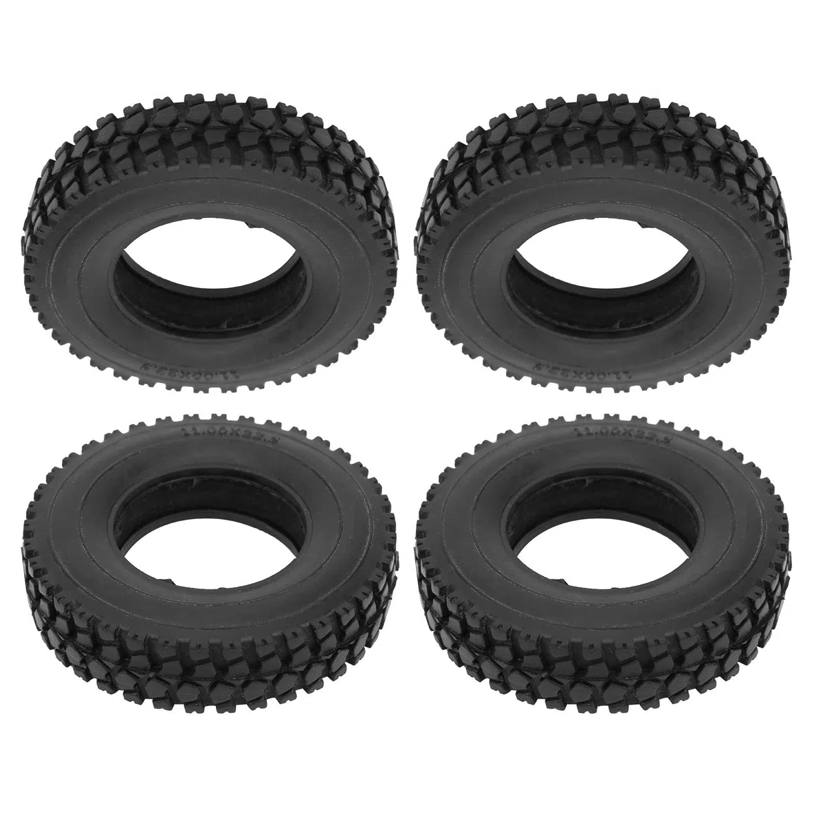 Pneumatico Schiacciato da 20 Mm di Larghezza per Trattore Camion 1/14 RC Auto - Pneumatici in Gomma RC 1/14 Camion, Ruote e Pneumatici