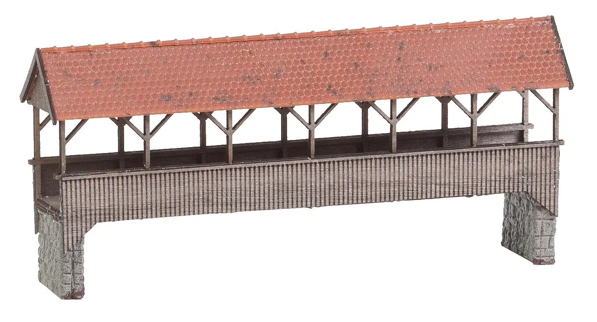 Faller Fa 222574 ueberdachte Ponte pedonale