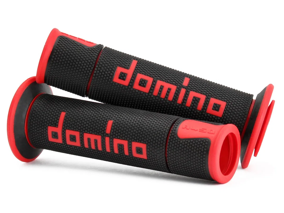 Coppia MANOPOLE Nero/Rosso Racing STRADALI