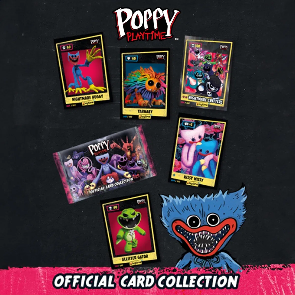 Diramix POPPY PLAYTIME 24 Bustine Ufficiali, Ogni Bustina Contiene 5 Carte Collezionabili - Totale 120 Carte
