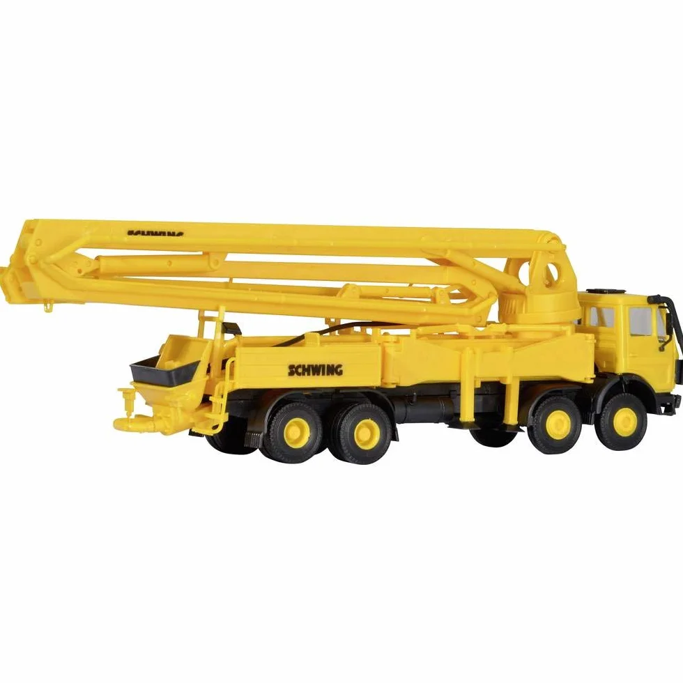 Kibri 10200 - Modellismo Ferroviario, Pompa per calcestruzzo Schwing, 4 Assi, Scala H0