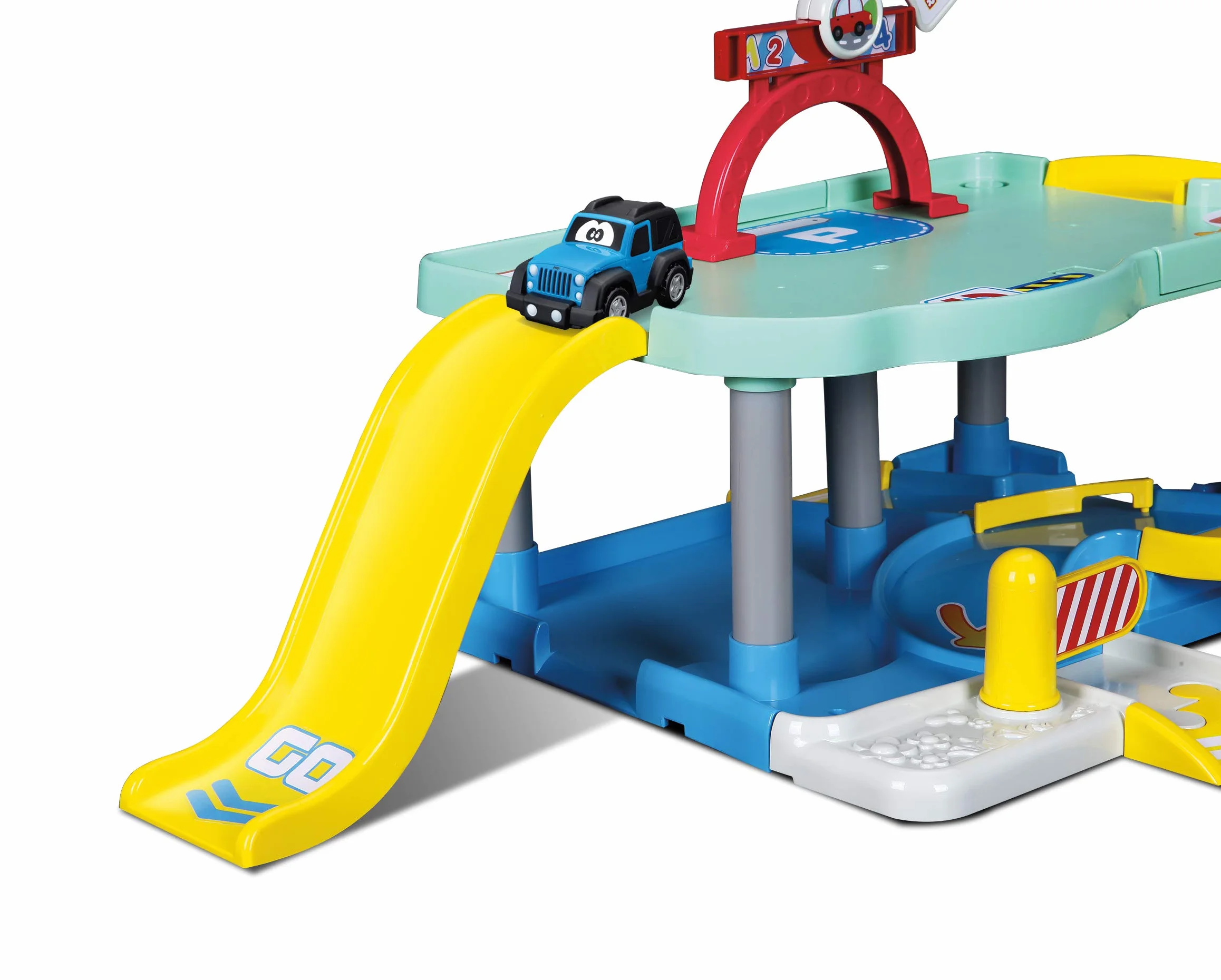 Burago Junior - Garage Tune Up + 1 veicolo, Multicolore
