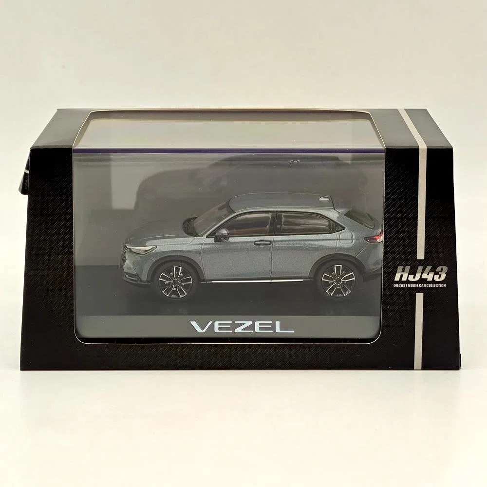 Hobby Giappone 1/43 VEZEL Meteoroid Grigio Metallic Diecast Modelli Auto Collezione Limitata Auto Giocattoli Regalo HJ431002GM