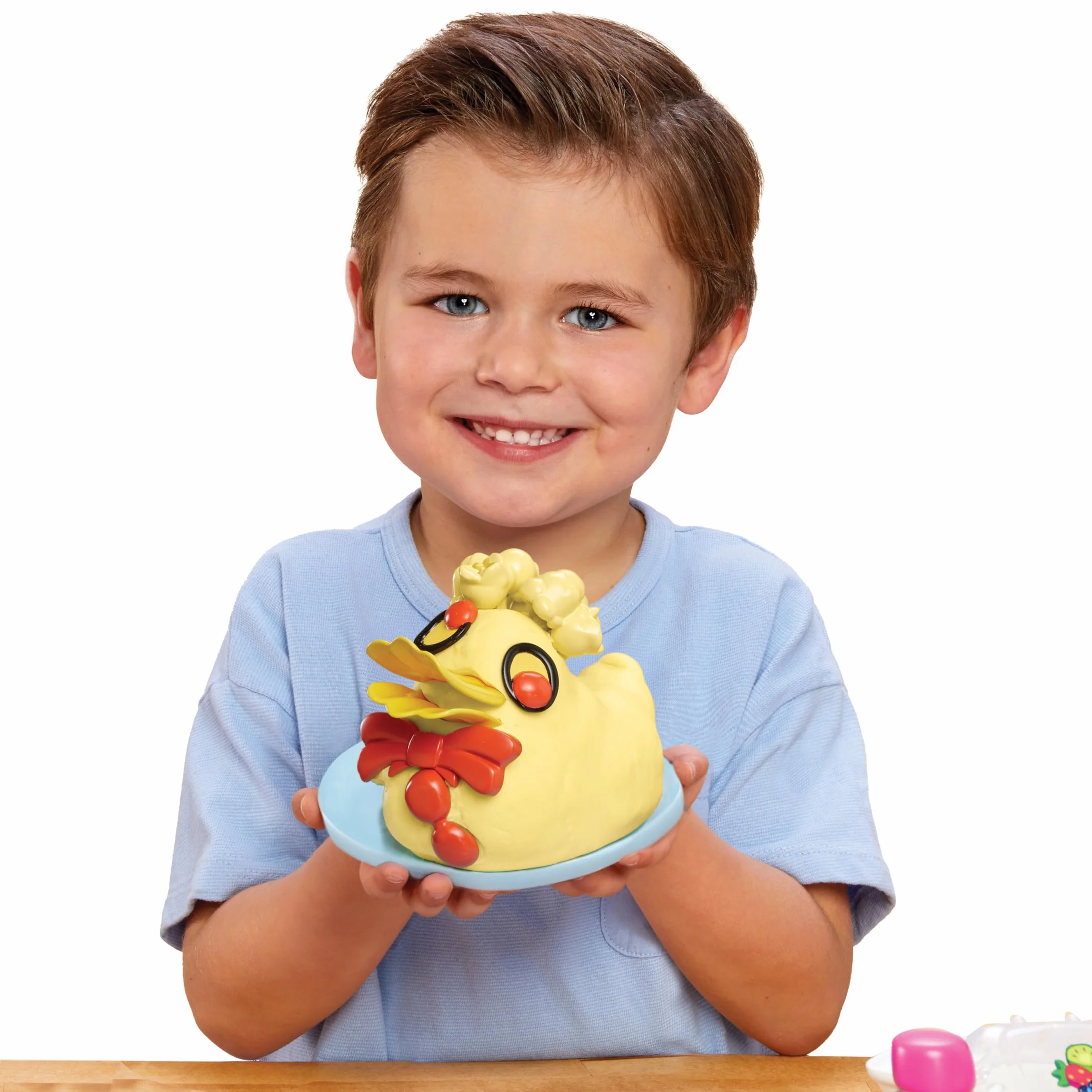 Little Tikes Creative Chefs Bluey Duck Cake Kit - Include Make It Mix e 15 accessori realistici, set di cucina per gioco finto, non commestibile, adatto a bambini e bambine - Età 3+
