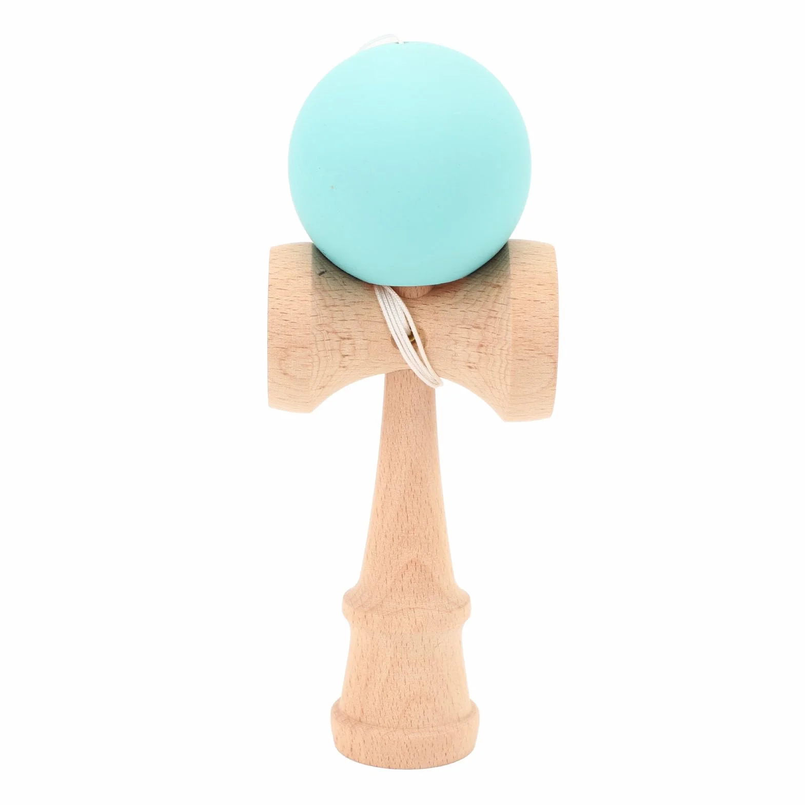 Kendama Toy, Wooden Catch Ball Kendama Migliora la Coordinazione Oculare a Mano con lo Spago per Interno Ed Esterno (GREEN)