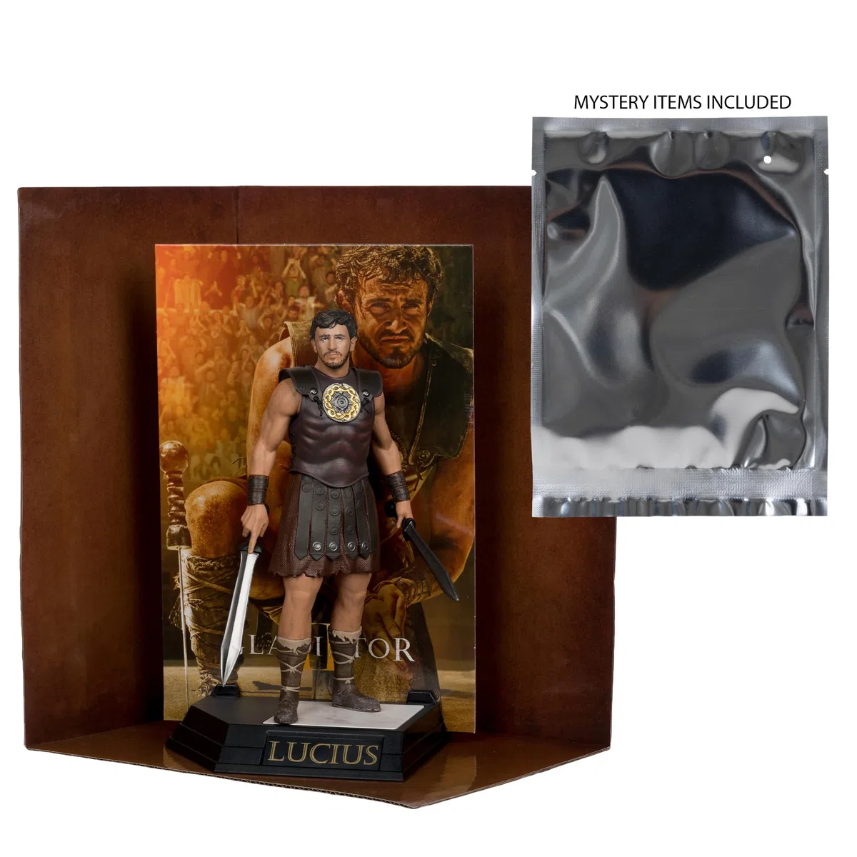 McFarlane Lucius (Gladiator II) 15,2 cm giocattoli in posa