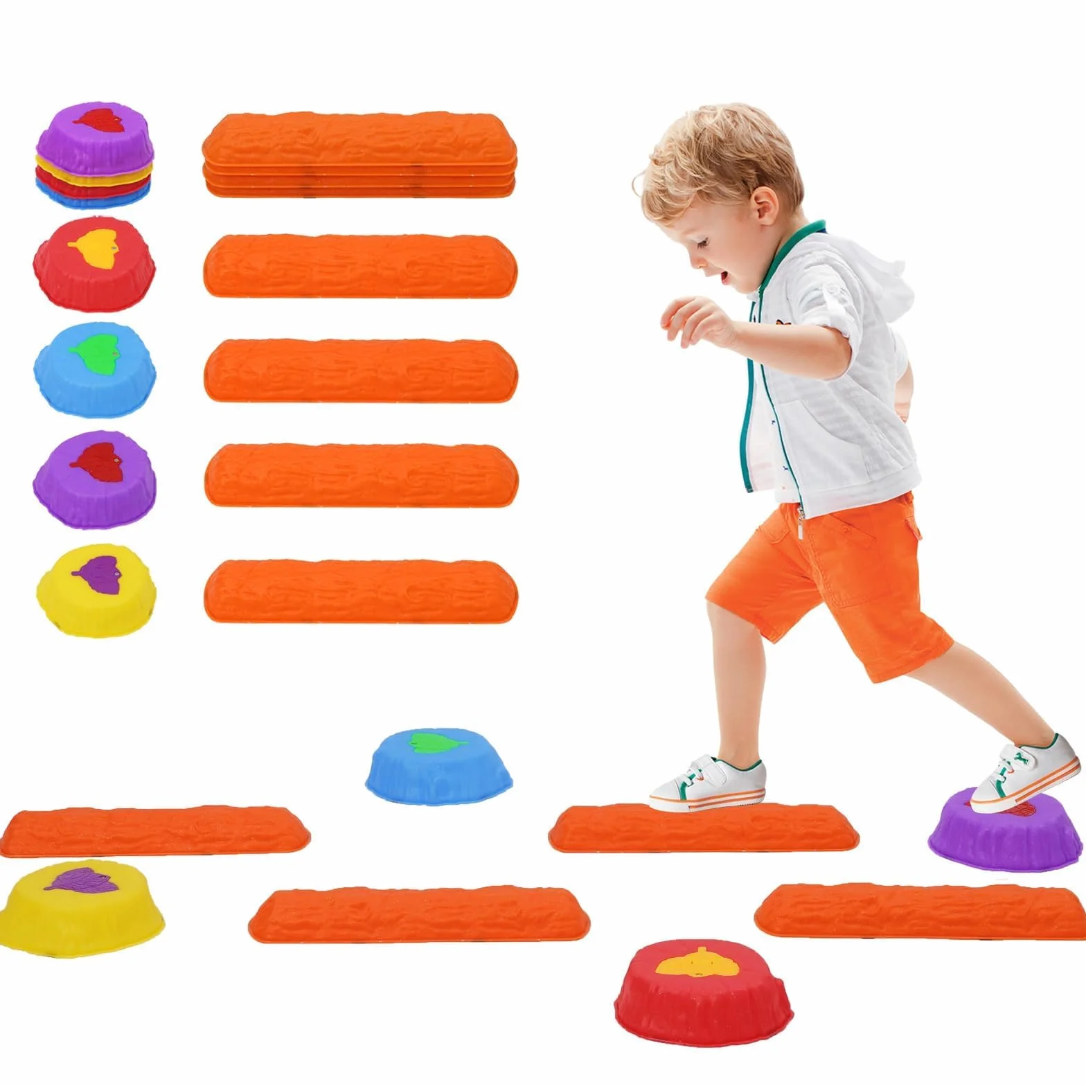 Pietre di bilanciamento per bambini, impilabili per bilanciare set,stepping stones per bambini,balance board