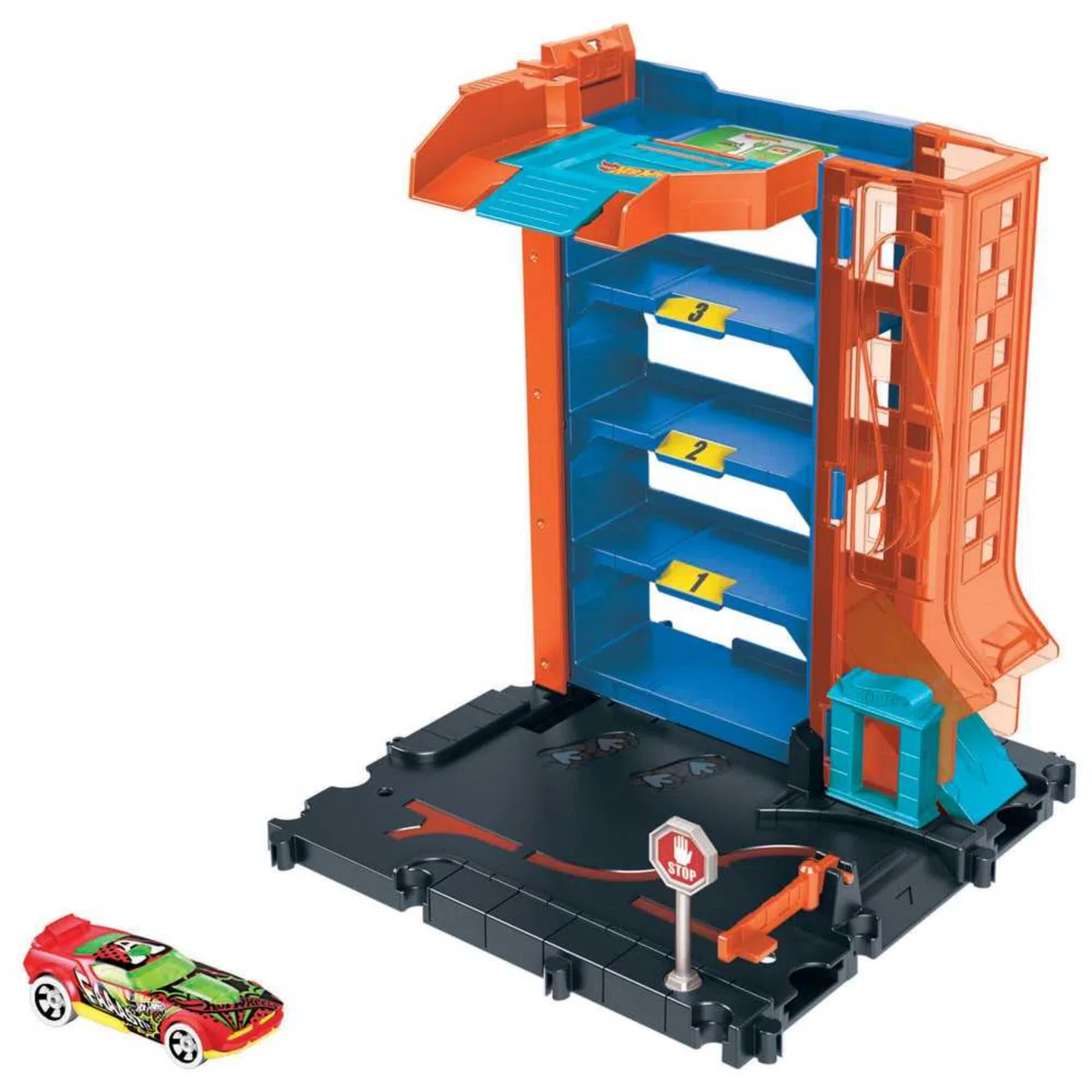 Mattel Hot Wheels City Centro Città, Assortimento di Piste per Auto Giocattolo HDR24