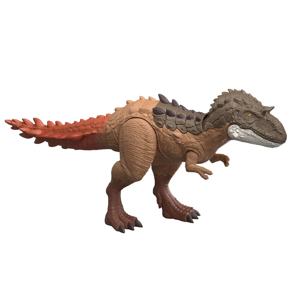 Mattel Jurassic World - Gorgosaurus Gigantic Thrashers, dinosauro di grandi dimensioni con 2 azioni d'attacco incluse e funzioni di evoluzione speciali, 4+ anni, JKL86
