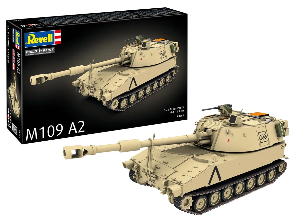 Revell 03361 M109 A2 1:72 Kit modellino in plastica non costruita/non verniciata