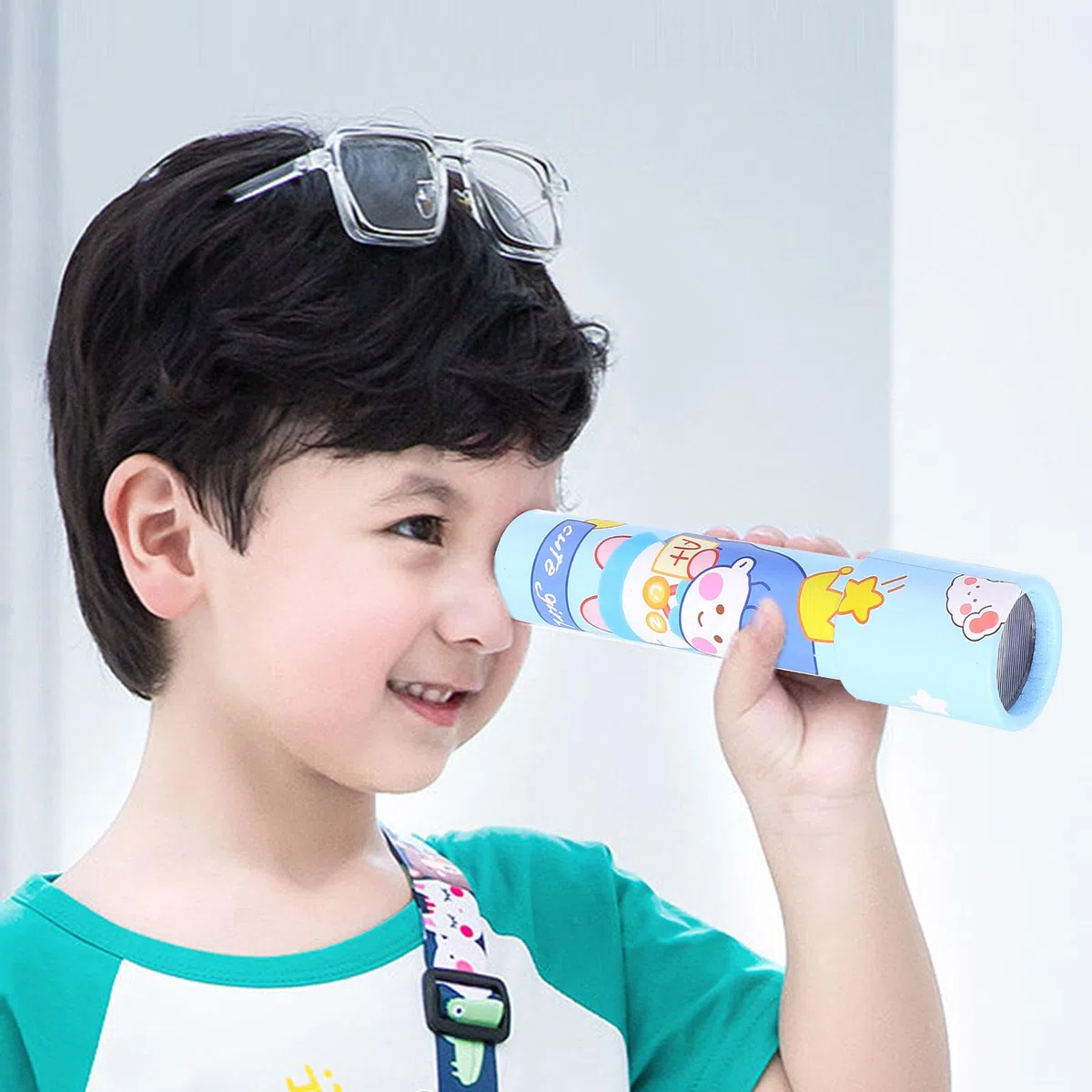 Zerodeko Caleidoscopio per Bambini Giocattolo Scientifico di Carta Mini Kaleidoscopio Educativo 6 Pollici Gioco Esplorativo per Sviluppo Visivo E creatività