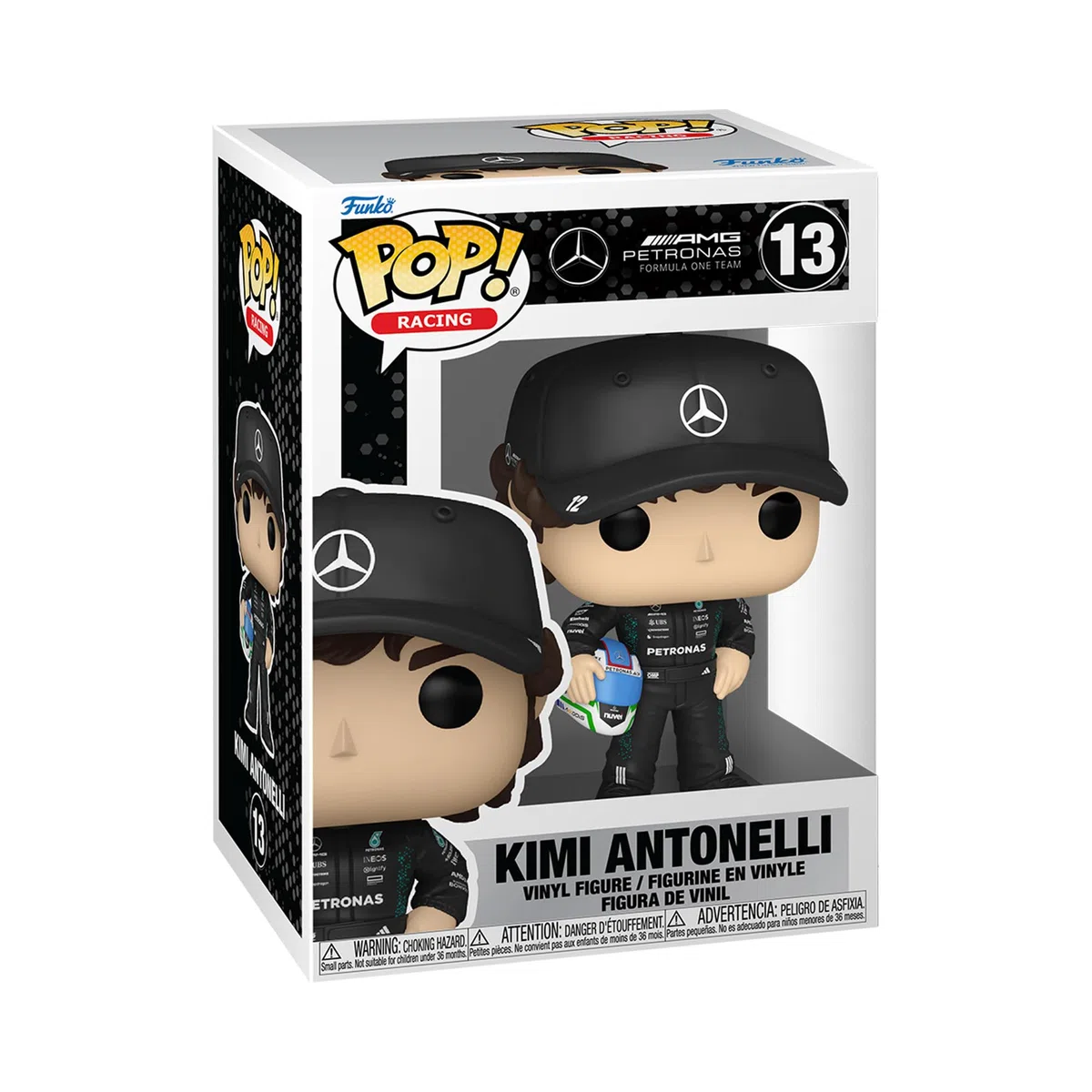 Funko POP! Racing: Kimi Antonelli - AMG Petronas - Figura in vinile da collezione - Idea regalo - Prodotto ufficiale - Giocattoli per bambini e adulti - Modello di figura per collezionisti