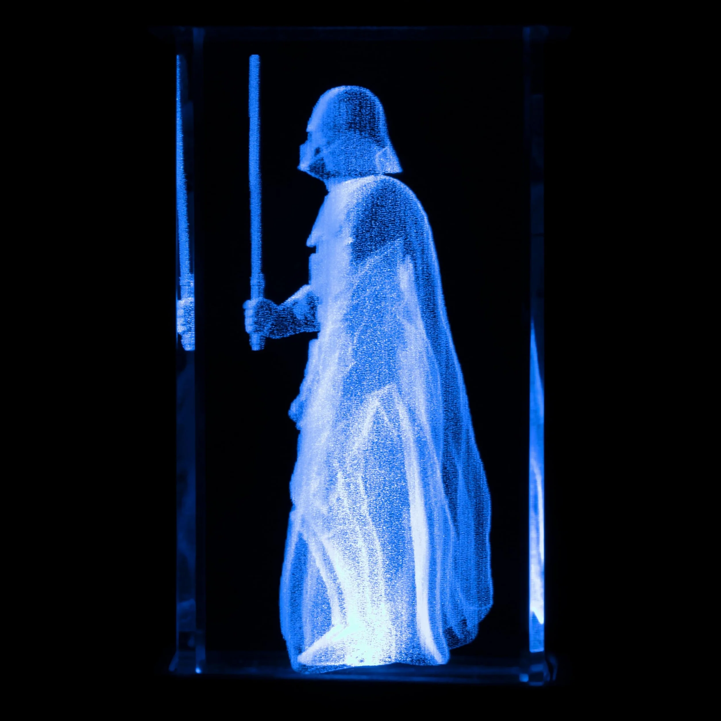 Lampada 3D Olografica Darth Vader Luce LED Collezionabile Ufficiale Star Wars, Accessorio da Scrivania & Regalo