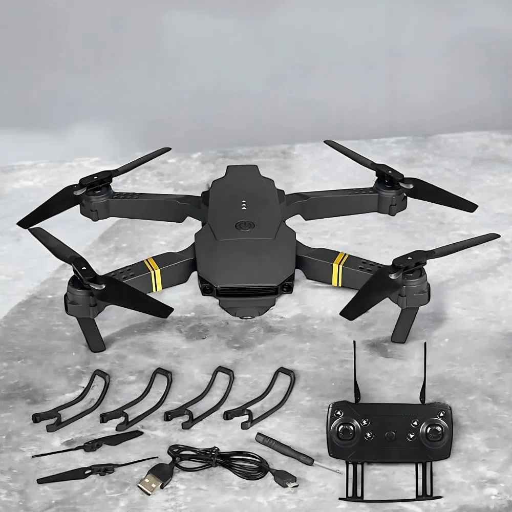 Mini Drone Pieghevole con Fotocamera 4K Ultra HD con Telecomando Wi-Fi