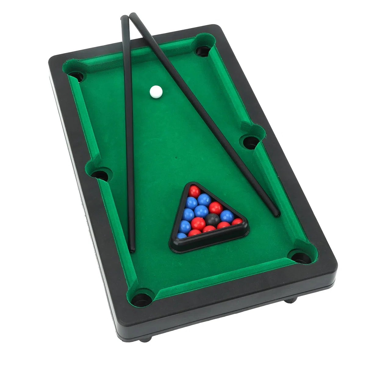 Tavolo da Biliardo in Miniatura, Simulazione Compatta Divertimento Robusto Gioco di Biliardo in Miniatura Decorativo Interattivo per Ufficio