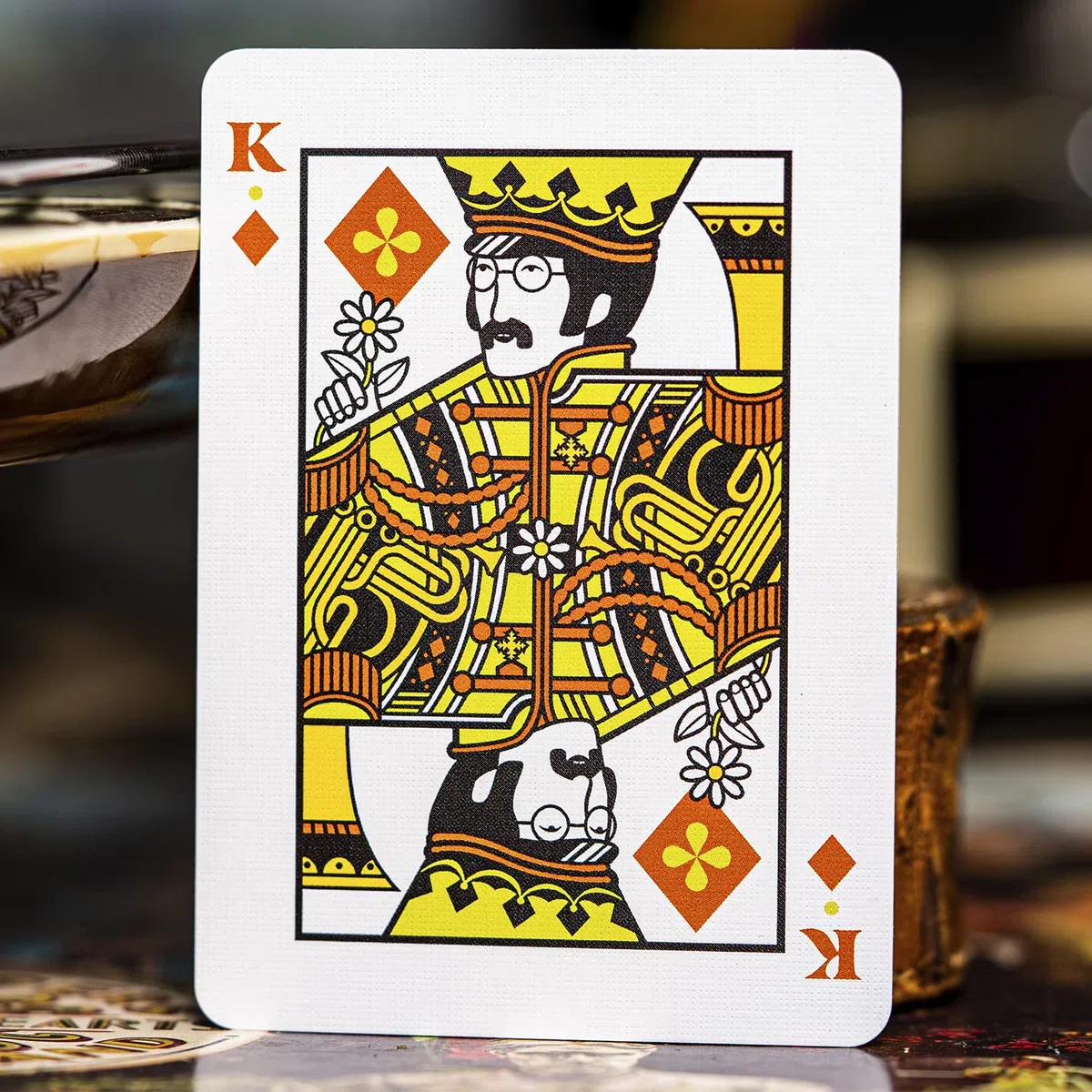 Mazzo di carte Beatles blu by Theory11