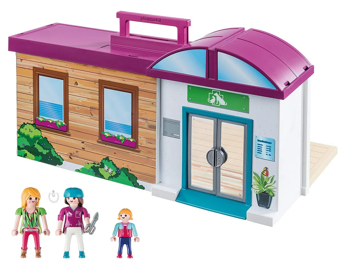 PLAYMOBIL City Life 70146 Clinica Veterinaria Portatile per Tutti Gli Amanti degli Animali dai 4 Anni