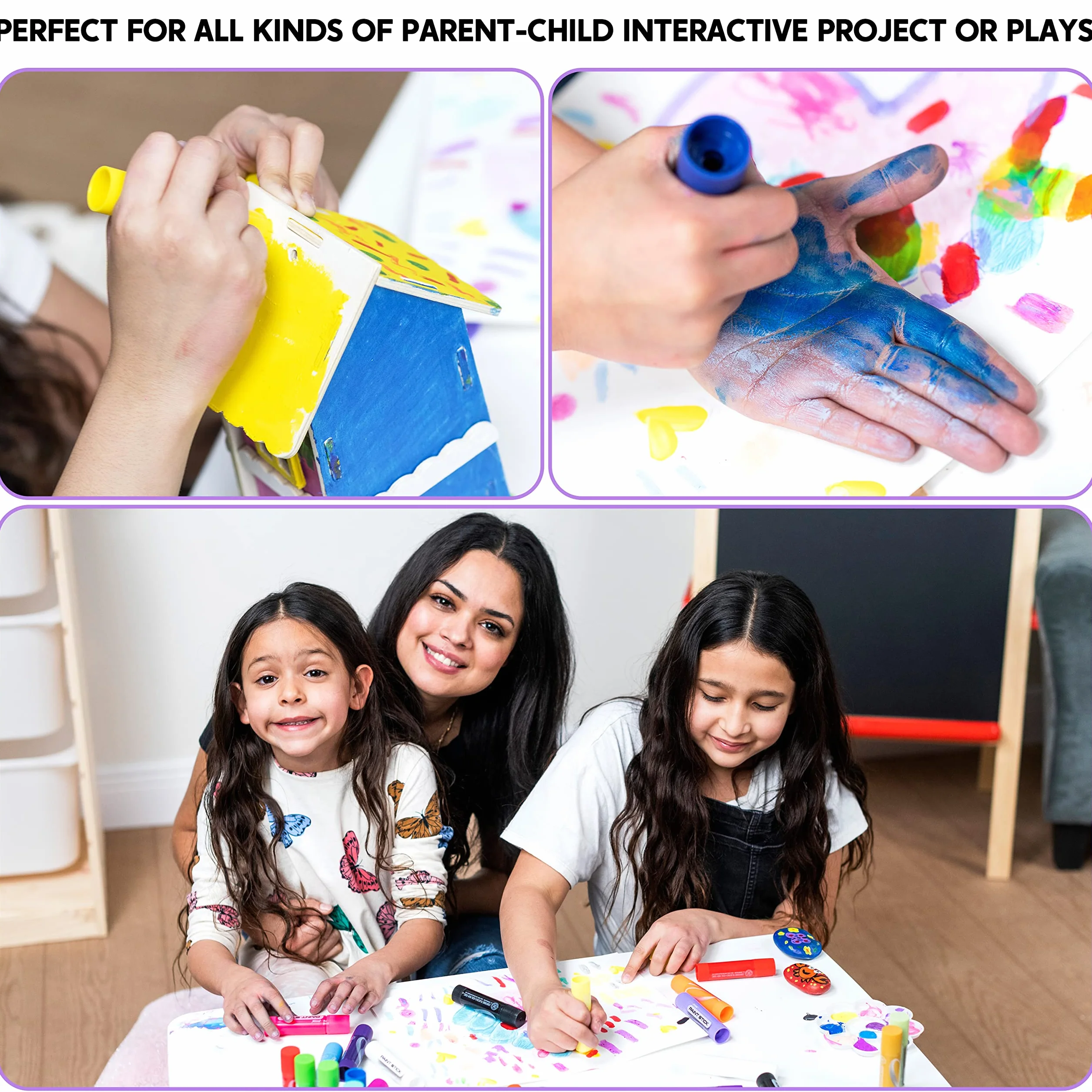 JOYIN 36 Barras Temperelli Per Bambini Lavabili Tempere Solide, Colorate Tempera Per Bambini 1 Anno Tempera Stick, Regali Creativi Acquerelli Per Ragazzi E Ragazze