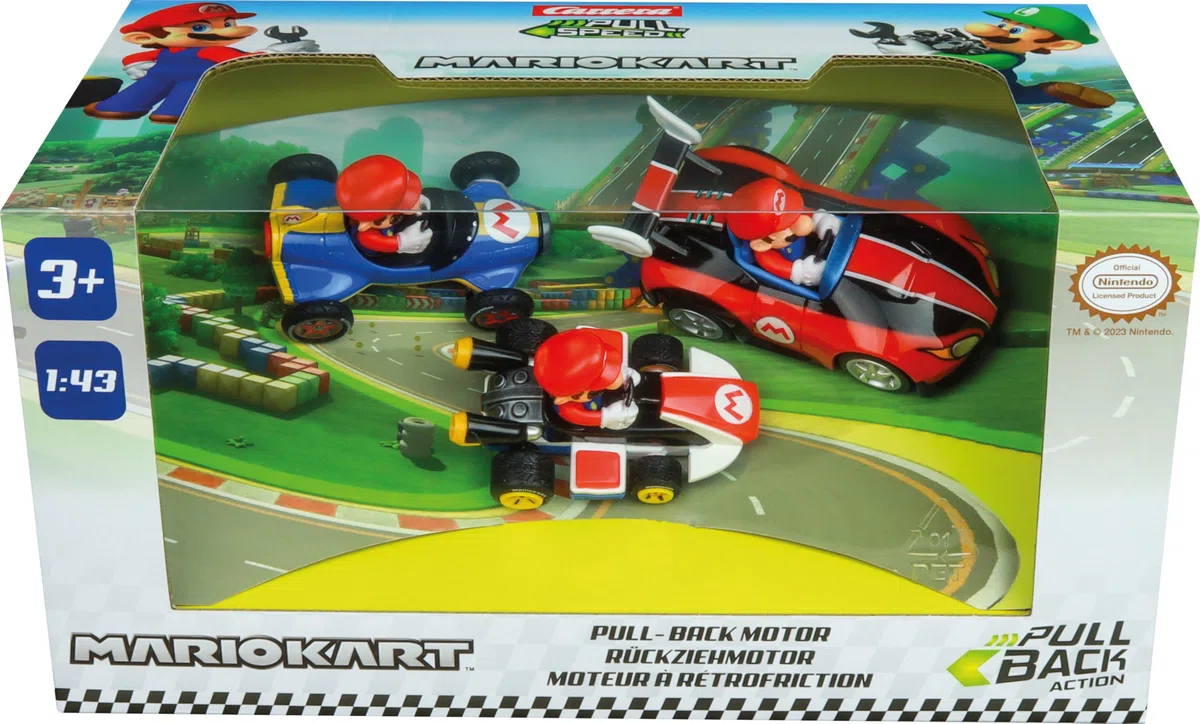 Mario Kart "Mario" 3 pack (Wii, MK8, Mach 8)