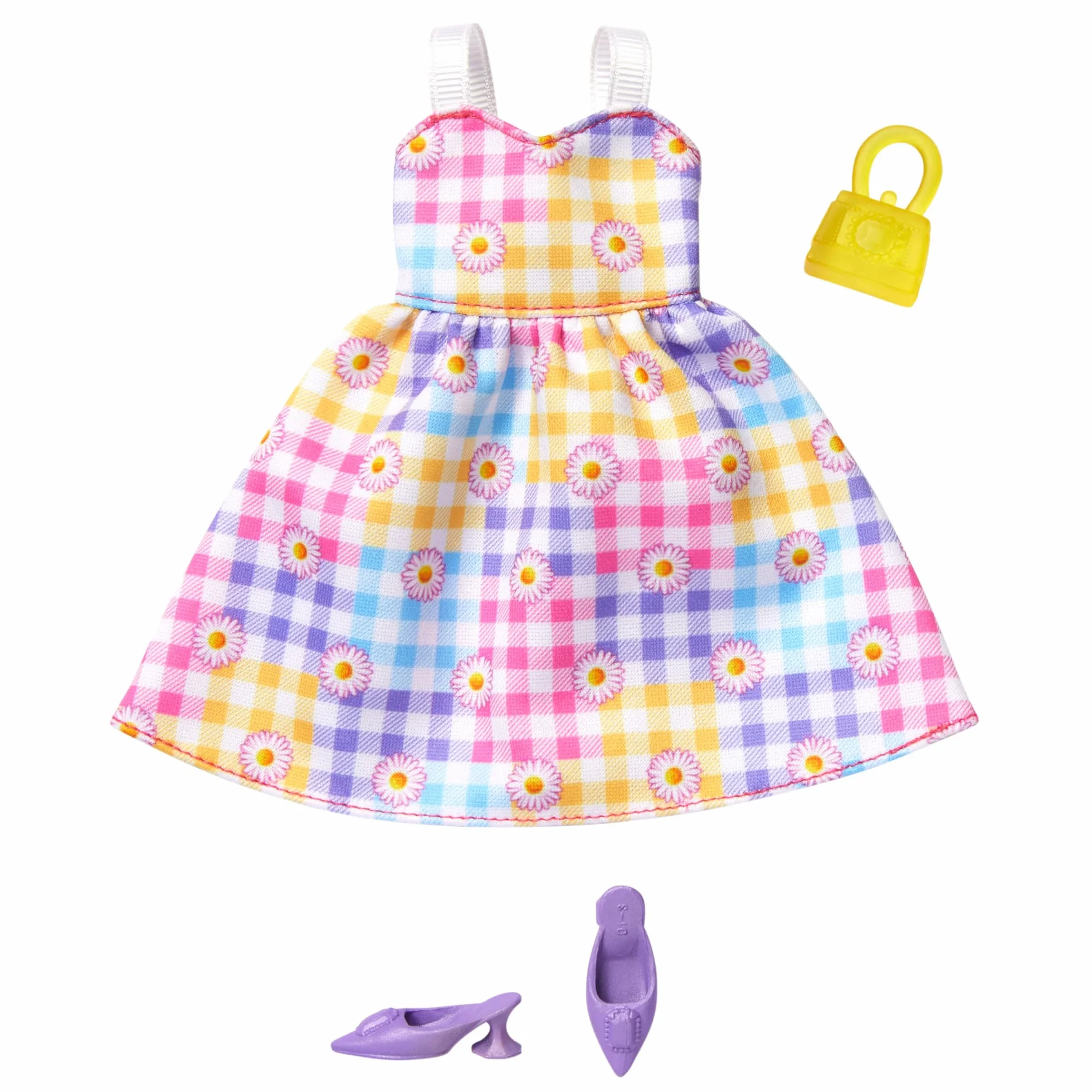 Barbie - Set di abiti e accesori per le bambole, include 13 vestiti, 8 accessori e 8 paia di scarpe per 65 look unici, giocattolo per bambini, 3+ anni, HRG56