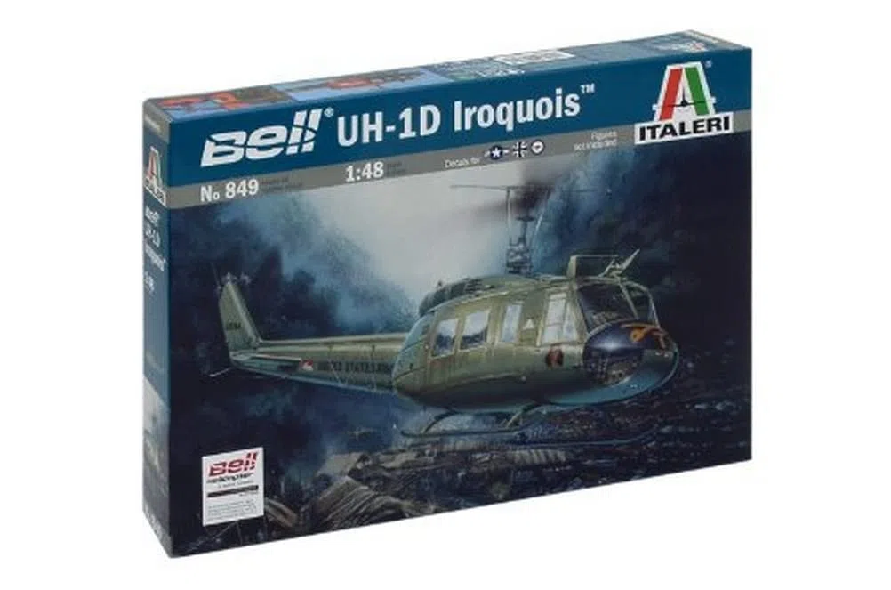 Italeri 0849 - Bell Uh-1d Iroquois Model Kit Scala 1:48