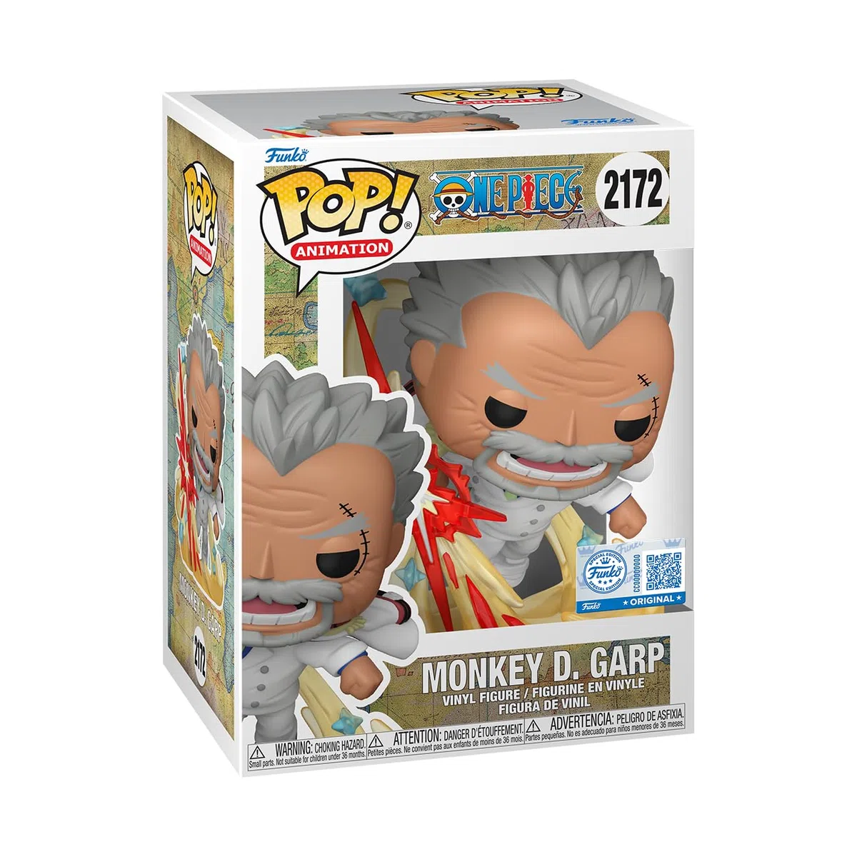 Funko Pop! Animation One Piece Monkey D. GARP Galaxy Impact Figura in Vinile, Personaggio da Collezione Esclusivo con Autenticazione, Numero 2172