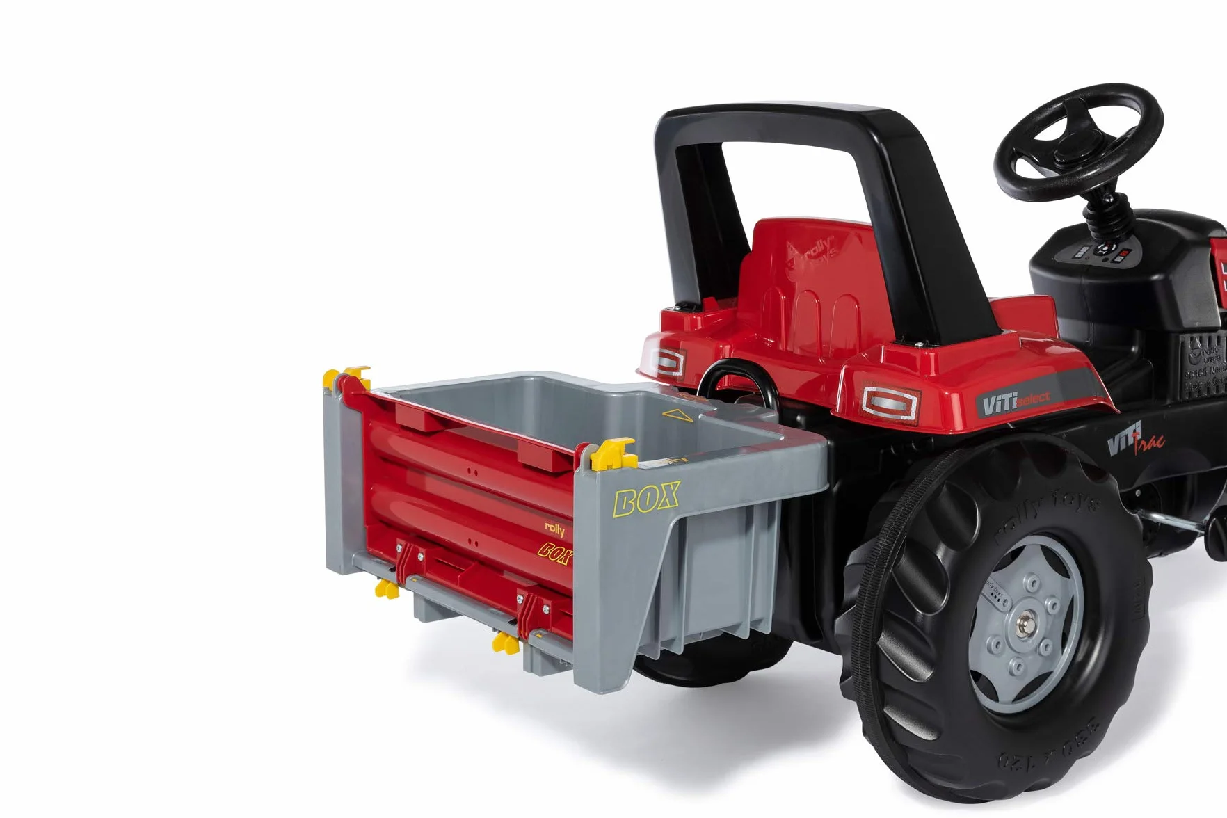 RollyToys RollyBox 408948 - Rimorchio per trattori per bambini da 3 a 10 anni