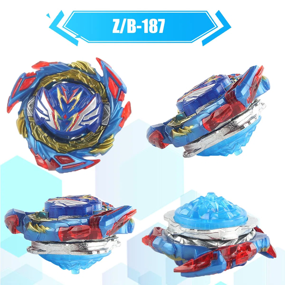 Gyroscope Turbo Set, Trottola 4d Arena Metal Fusion Battle, Con Lanciatore Da Combattimento, Set Regalo(187+180)