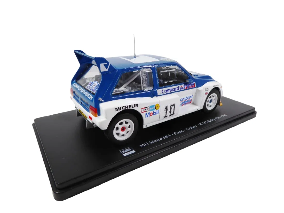 OPO 10 - Auto in Miniatura riprodotta in Scala 1/24 Compatibile per MG Metro 6R4 Pond - RAC Rally GB 1985 - RVQ21