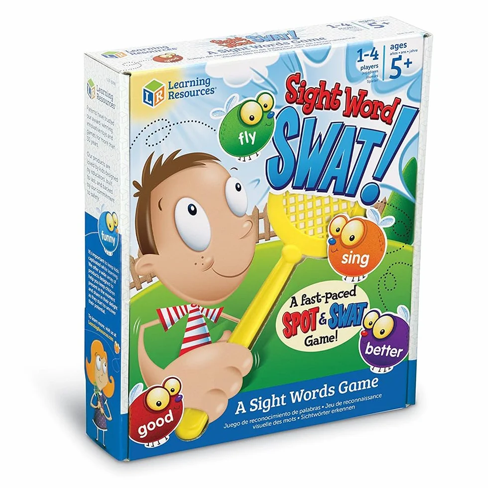 Learning Resources Gioco con Parole di Uso Frequente Sight Word SWAT, dai 4 Anni, Apprendimento Vocabolario, Rafforza Lettura e Pronuncia