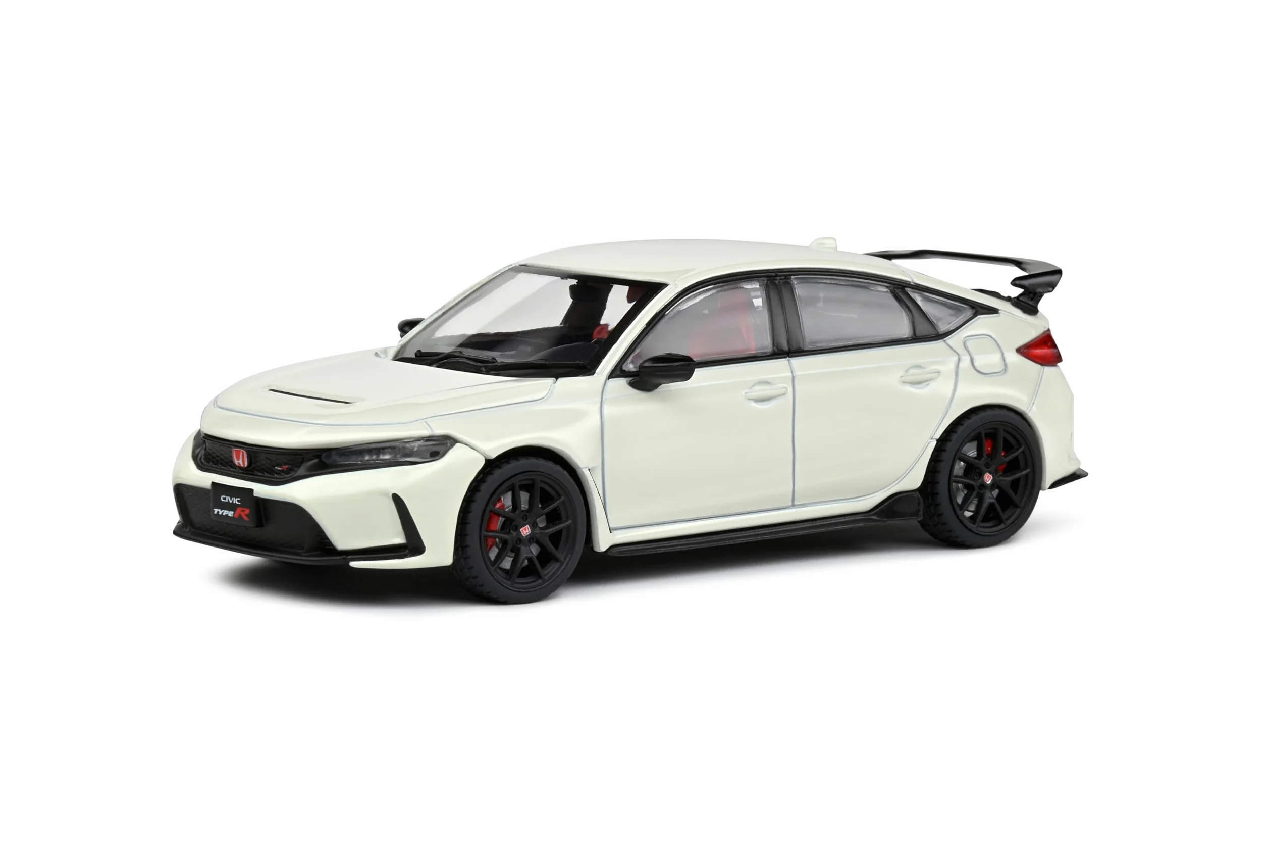 Solido 1:43 Honda Civic Type R 2022 Bianco - Die-Cast Modellino Auto Cartone Finestra con Base in plastica 421438110