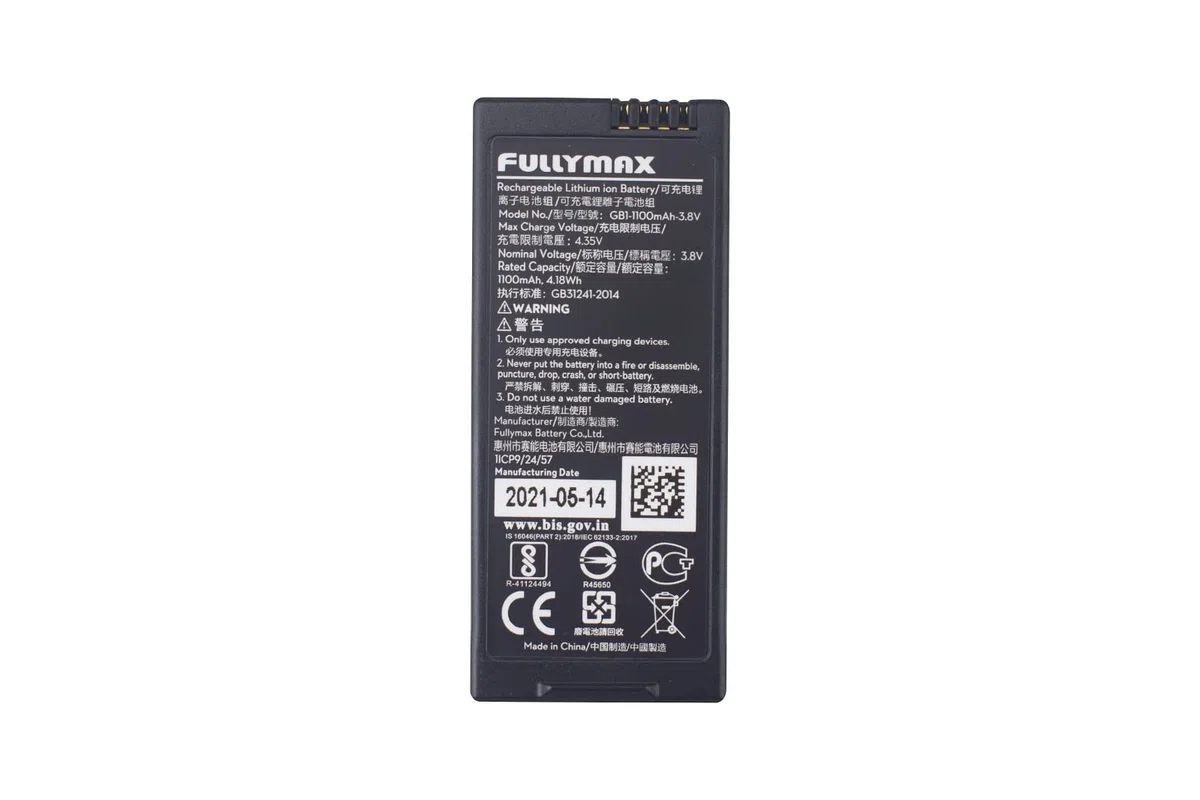 Batteria al litio da 3,8 V 1100 mAh per DJI Tello RC Quadcopter Ricambi Drone Batteria