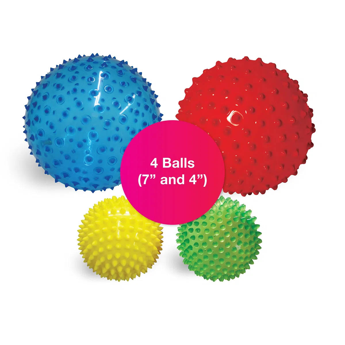 Edushape - Ed 705 179 - Gioco della Palla - Palle sensoriali - Random Modello di 4