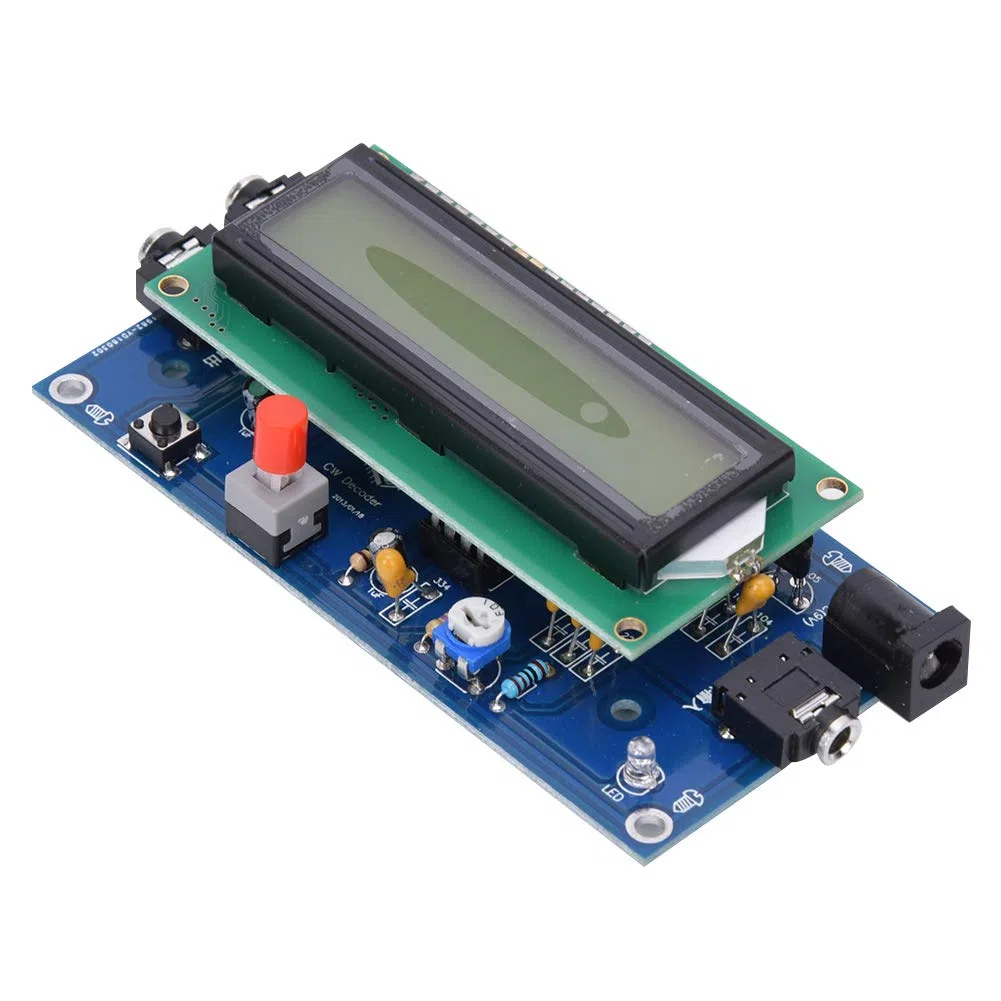 Decoder Morse CW Traduttore Lettore Codice Morse Display LED Precisione Circuiti Stampati Di Qualità Per Appassionati Elettronica Progetti DIY 7-12V