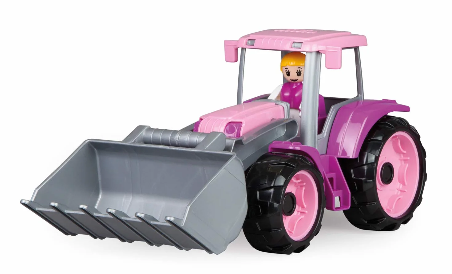 LENA - Truxx Trattore Veicolo Giocattolo per 2+ Anni Bambini, Rosa/Lilla