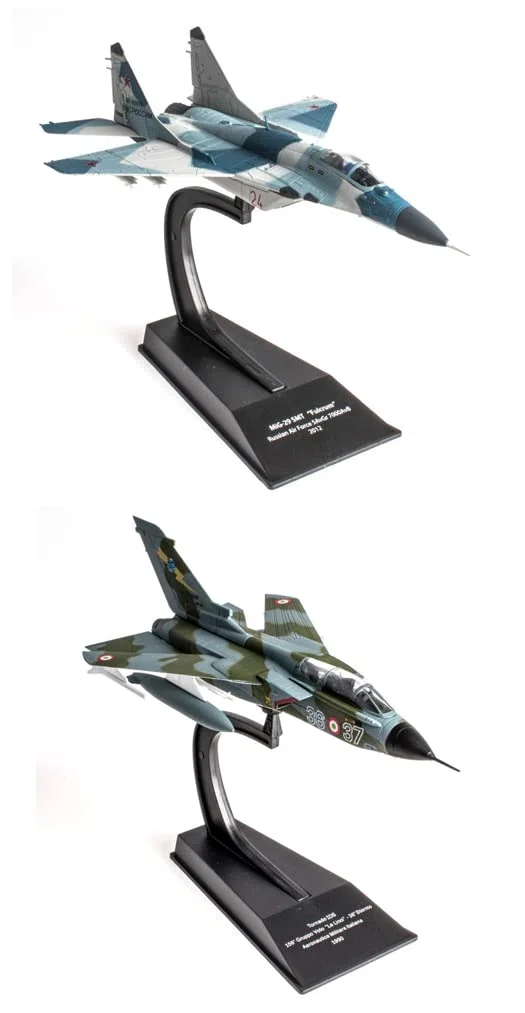 OPO 10 - Lotto di 2 Aerei Militari 1/100: Caccia Mig 29 SMT Fulcrum Russian Air Force + Tornado IDS Italia / CP02+03