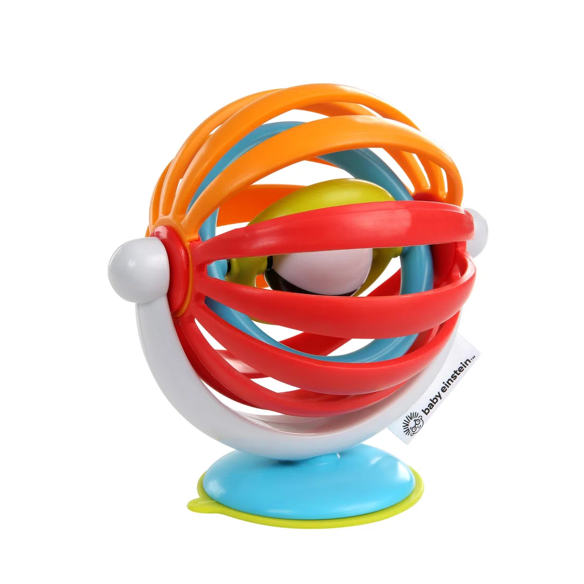 Baby Einstein, Sticky Spinner Giocattolo di attività per seggiolone Senza BPA, età 3 Mesi+