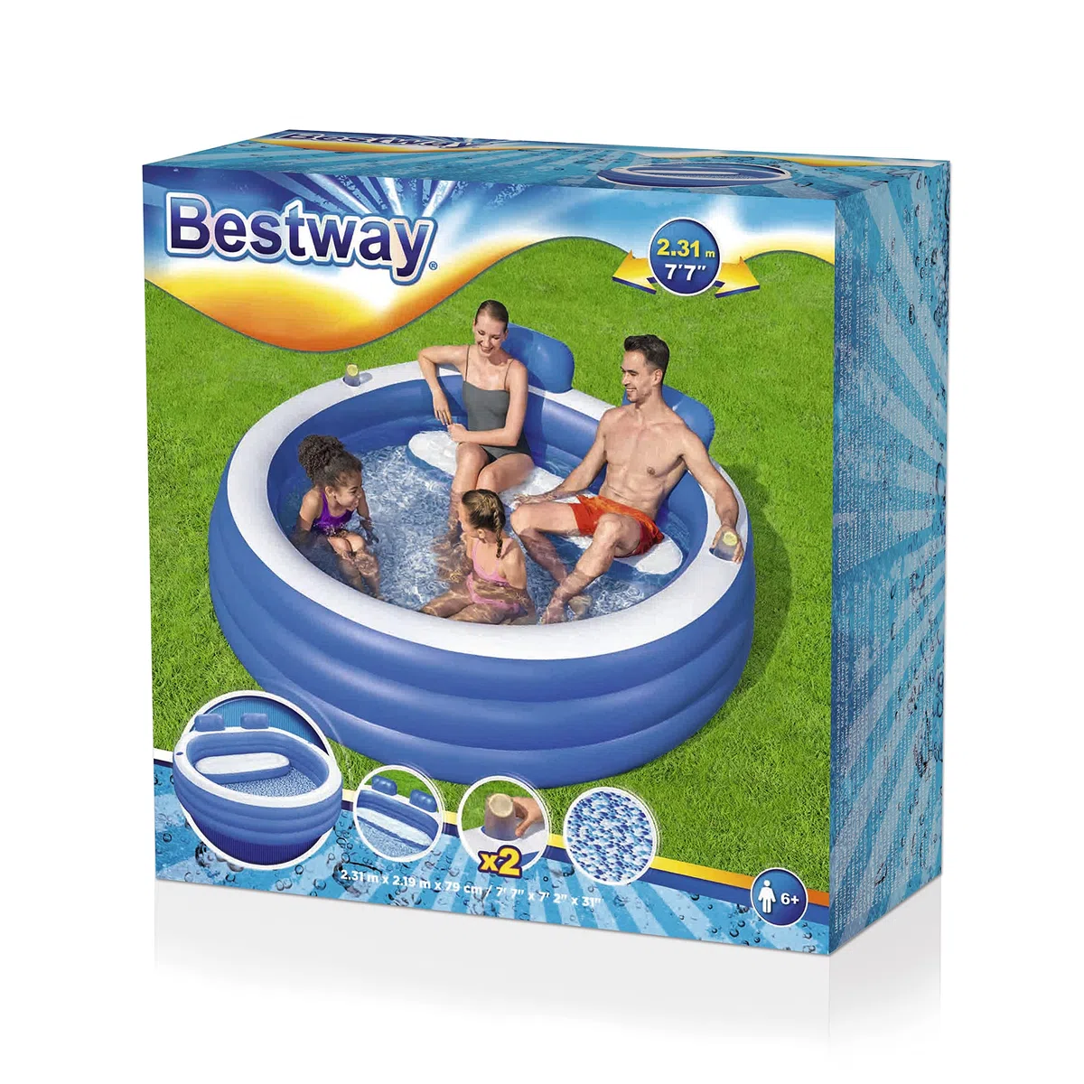 Bestway 54422 Piscina Family Splash Paradise