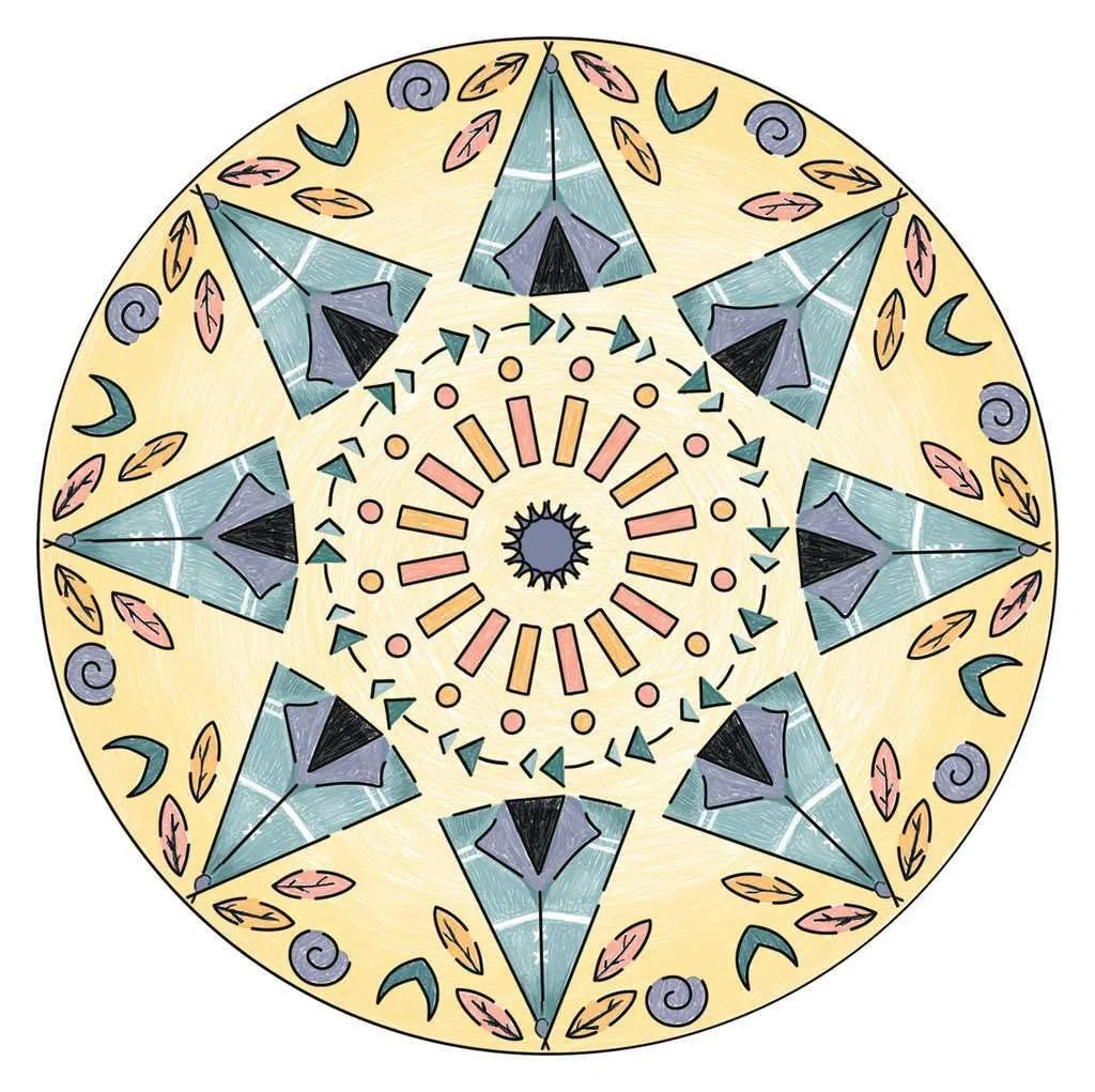 Ravensburger - Mandala Designer Midi, Boho Style Disegnare 6+ Anni, 200191