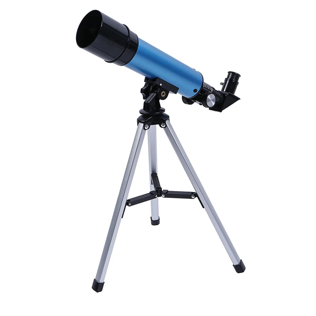 Telescopio per principianti, telescopio astronomico portatile 90X con treppiede, 2 oculari, 1.5X Barlow Len