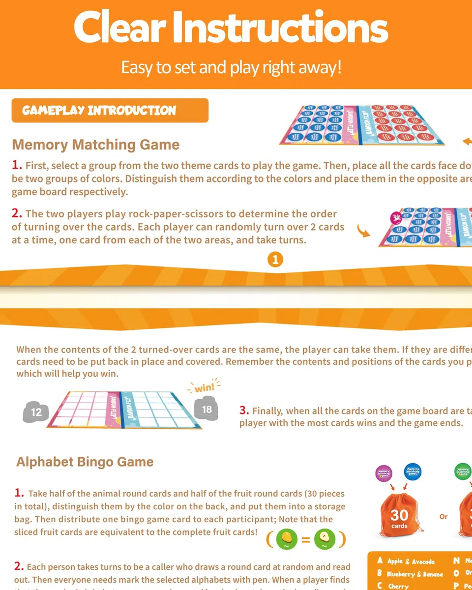 Coogam Gioco di bingo alfabeto, ABC Matching Board per l'apprendimento, Attività di riconoscimento dei modelli di colore, Giocattolo regalo per bambini prematuri per bambini in età prescolare 3-4-5